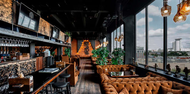 Сцена и зона выступлений Барвиха Lounge Отрадное